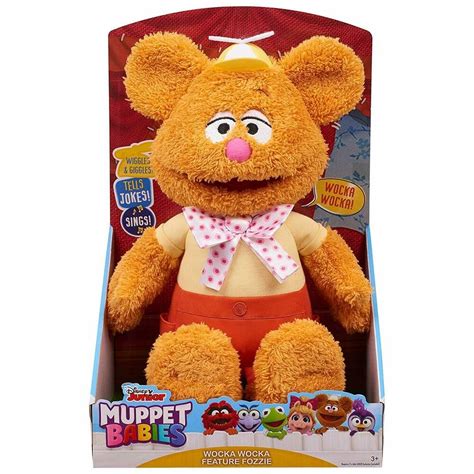 2018 Disney Junior Muppet Babies Sings Wiggles Wocka Fozzie Fozzy Bear Plush for sale online ...