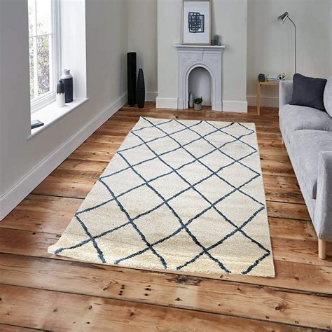 Area Rugs for Living room Area Rugs Clearance 2x5 Runner Rug, Beige Area Rug Modern Geometric ...