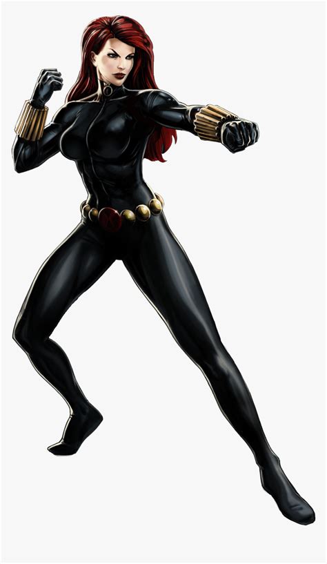 Hero Clipart Black Widow - Classic Black Widow Marvel, HD Png Download ...