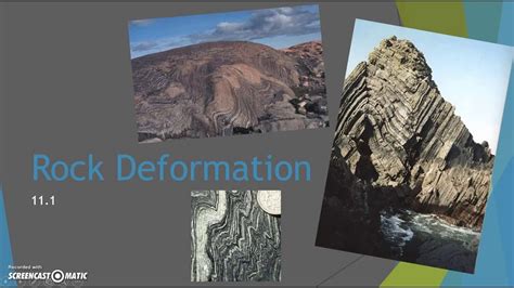 11 1 Rock Deformation - YouTube