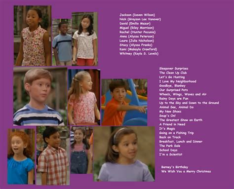 Image - A Silly Picture of 10 Kids in Season 9 of Barney.png | Kids World's Adventures Wiki ...