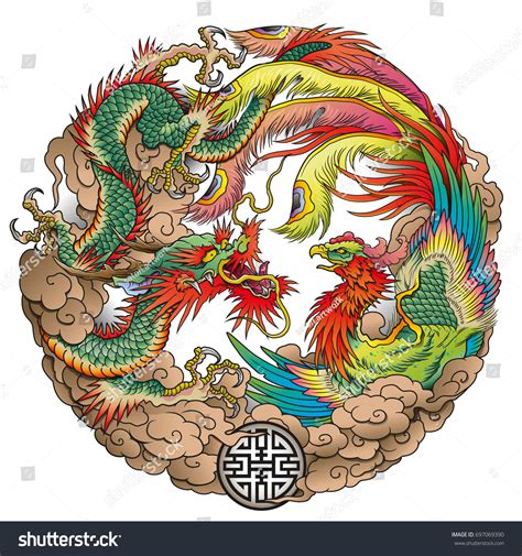 Update more than 73 dragon and phoenix tattoo best - in.coedo.com.vn