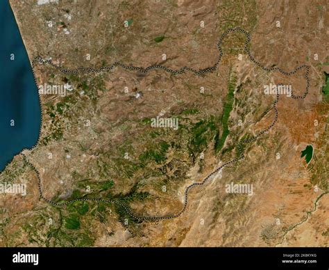 Akkar, governorate of Lebanon. Low resolution satellite map Stock Photo - Alamy