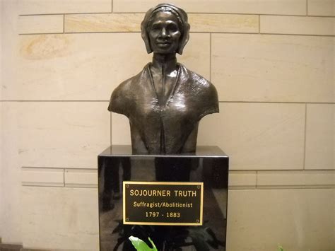 Sojourner Truth, abolitionist and women's rights activist. Born into slavery, she finally ...