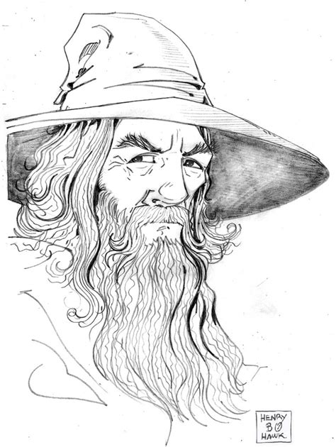 Gandalf Drawing at GetDrawings | Free download