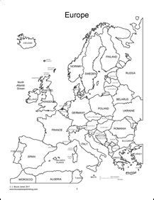 World Regional Maps Coloring Book | Europe map, Europe map printable, World geography