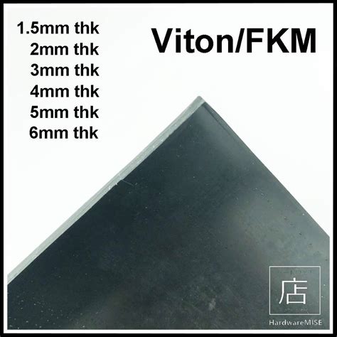 Viton Sheet Black Rubber (FKM/FPM Rubber Sheet) 1.5mm 2mm 3mm 4mm 5mm 6mm Thick Malaysia Supplier