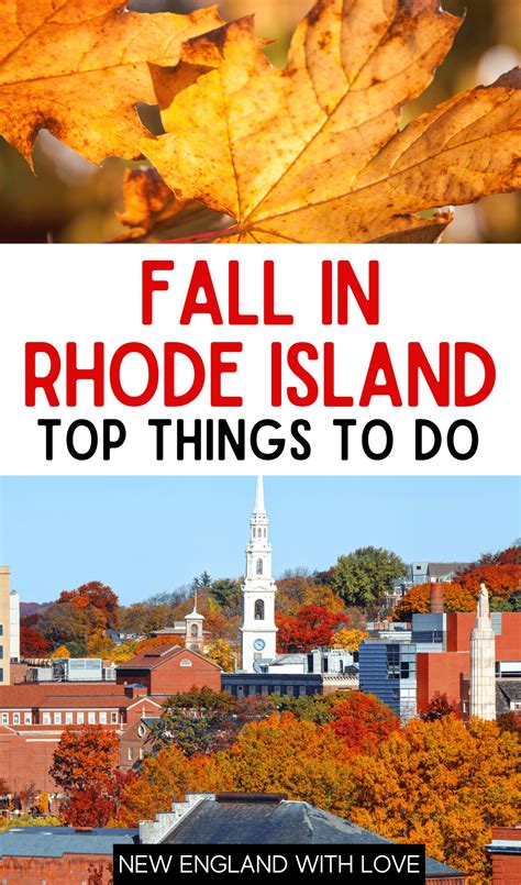 11 Ultimate Fall in Rhode Island Things to Do | New England With Love