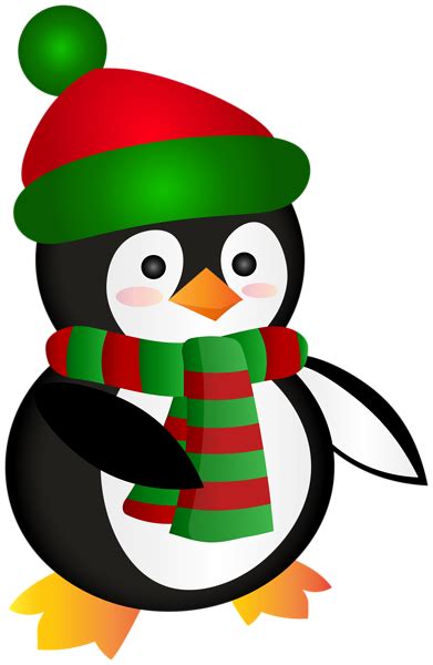 Cute Christmas Penguin Clip Art Image | Gallery Yopriceville - High-Quality Free Images and ...