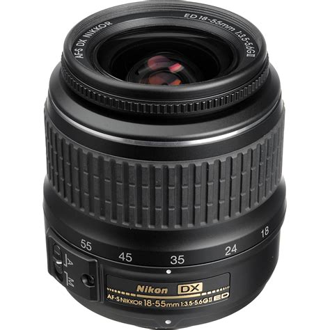 Nikon AF-S DX Zoom-NIKKOR 18-55mm f/3.5-5.6G ED II Lens 2170 B&H