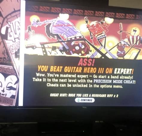 So I decided to beat Guitar hero 3 on expert, with a controller.. ouch ...