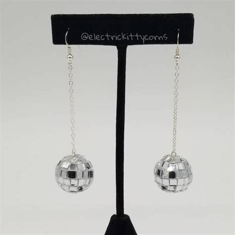 Disco Ball Earrings - Etsy