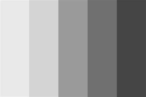 Gray Gradient Color Palette | Color palette, Grey color palette, Gradient color