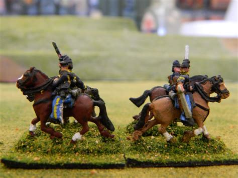 Union Cavalry with Sabers - 19th Century Miniatures