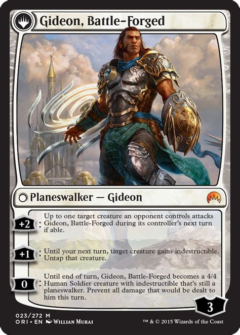 Gideon, Battle-Forged - Planeswalker - Cards - MTG Salvation