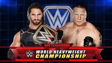 Historia del Wrestling: Brock Lesnar vs Seth Rollins, WWE Battleground 2015