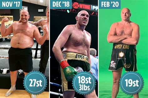 Tyson Fury shows off body transformation after bulking up ahead of ...