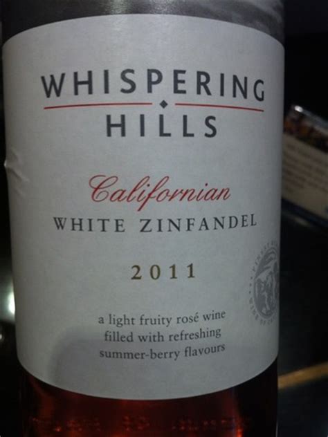 Whispering Hills Californian White Zinfandel NV | Wine Info