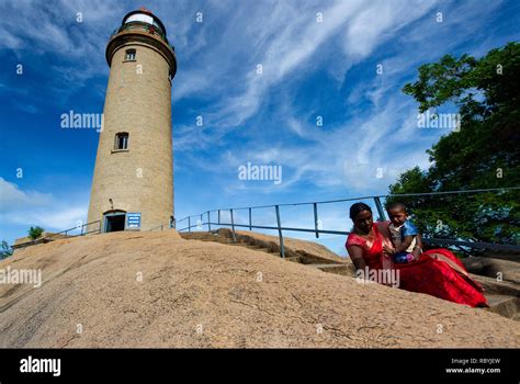 Mahabalipuram lighthouse near Chennai, India Stock Photo - Alamy