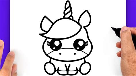 Dibujos Faciles De Unicornios Como Dibujar Un Unicornio Kawaii Colorear | The Best Porn Website