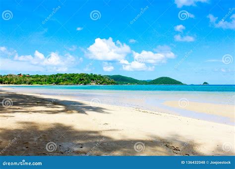 Landscape Clear Blue Sea with Blue Sky in Thailand Stock Photo - Image of paradise, close: 136432048