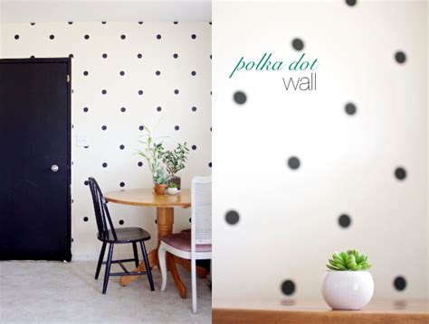 Our DIY Polka Dot Wall!