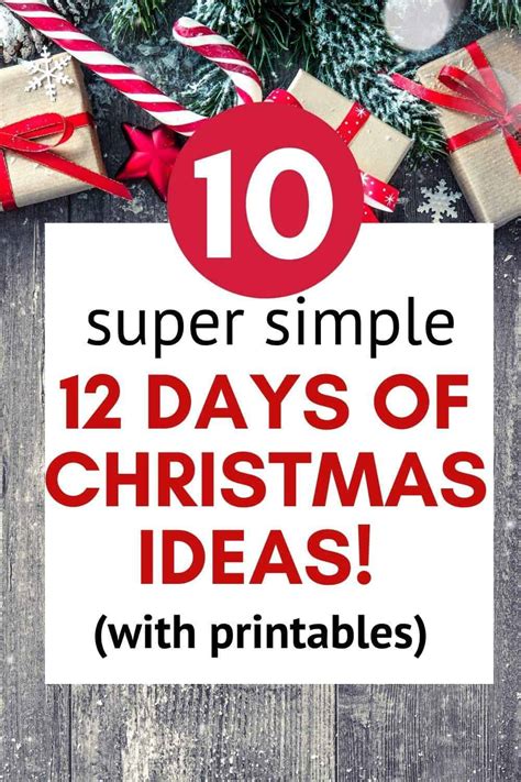 Unique 12 Days of Christmas Ideas For 2024 | SoFestive.com