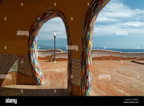 town of Vietri sul Mare famous for ceramics and ceramic tiles production, colorful decoration ...