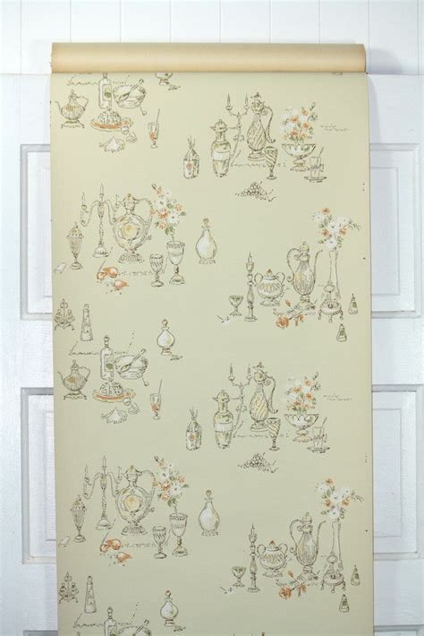 1950s Kitchen Vintage Wallpaper – Hannah's Treasures Vintage Wallpaper