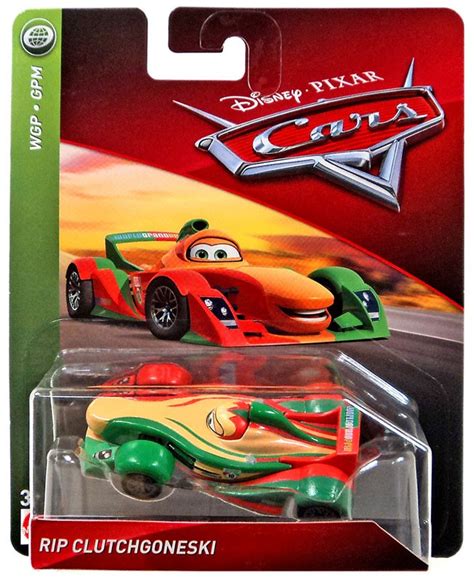 Disney Pixar Cars Cars 3 WGP Rip Clutchgoneski 155 Diecast Car Version 1 Mattel Toys - ToyWiz