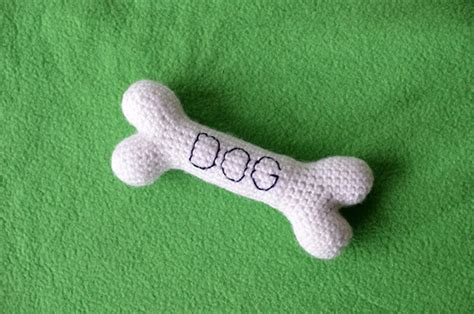 Dog Bone Crochet Pattern, Dog Toy Amigurumi, Bone Amigurumi, Crochet ...