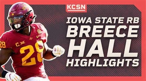 Iowa State RB Breece Hall Highlights | 2022 NFL Draft | KCSN Profiles - Win Big Sports