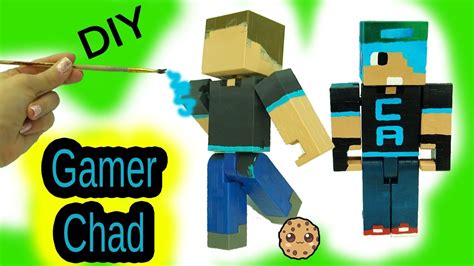 DIY Custom Gamer Chad Minecraft Toy - Acrylic Paint Painting Do It ...