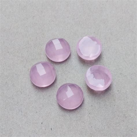 Chalcedony Gemstone Pink Chalcedony 10 to 16mm Mm Round - Etsy