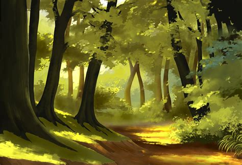 simple forest by StephanBored on DeviantArt