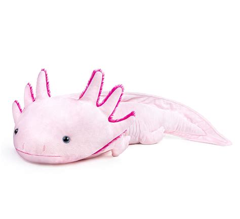 Buy ZHONGXIN MADE Large Axolotl Plush - Super Large Weighted Pink Axolotl Stuffed Animal, 30 ...