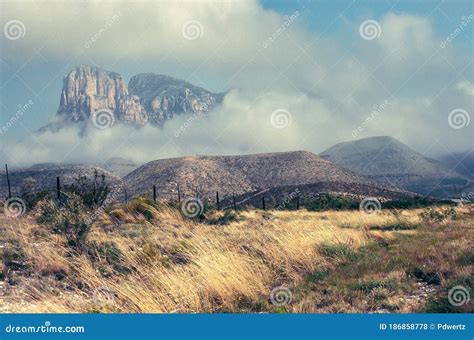 Landscape of a Butte Mesa Landform in the American Southwest Stock ...