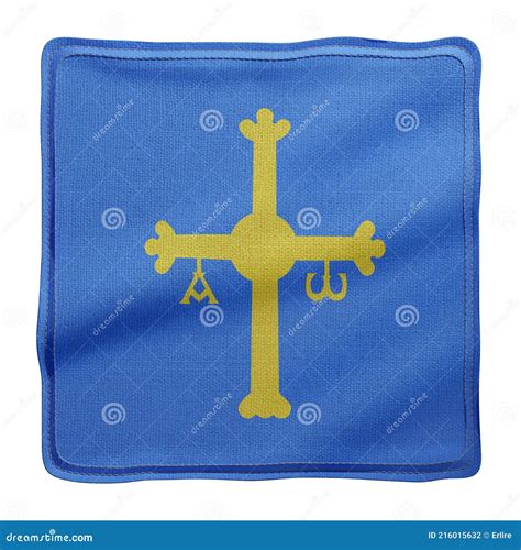 3d Asturias region flag stock illustration. Illustration of patriotic - 216015632