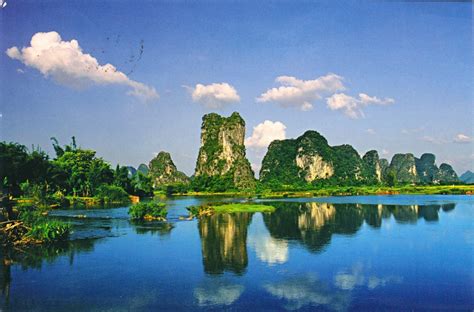 One Postcard a Day: Landscape of Guilin, China