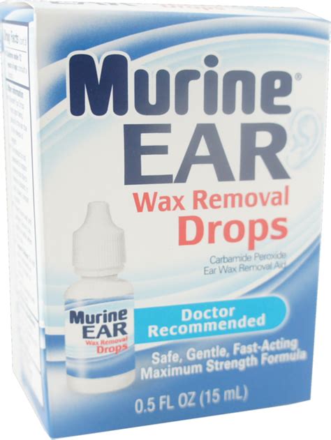 Murine Ear Wax Removal Drops 0.50 oz (Pack of 2) - Walmart.com ...