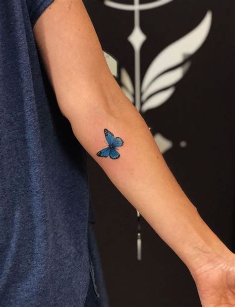 Small Blue Butterfly Tattoo - TattooLopediaTattooLopedia | Butterfly ...