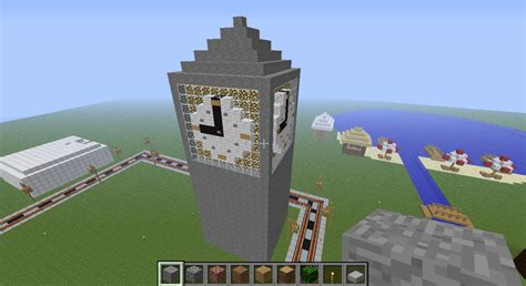 Minecraft clock tower by YoshiKartWii on DeviantArt