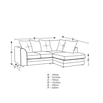 Bampton Corner Chaise Sofa