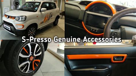 S Presso Genuine Accessories 2020 | Maruti Suzuki Spresso VXI Plus BS6 GA Price - YouTube