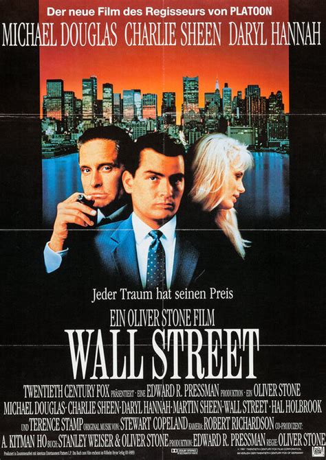 Wall Street Movie Poster (#2 of 2) - IMP Awards