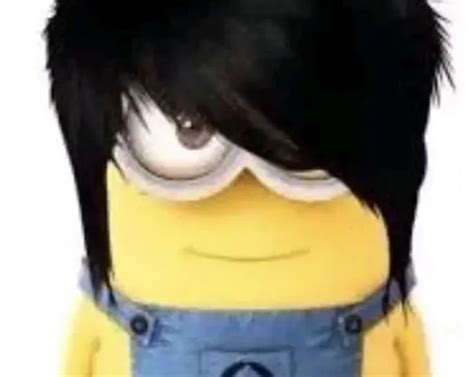 emo minion 🤘 in 2022 | Cute minions, Minions funny, Meme faces