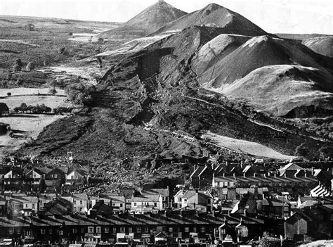 The Aberfan Disaster, South Wales. 1966. 116 children 28 adults were ...