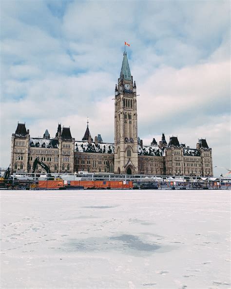 The Parliament Hill in Winter: Things To Do in Ottawa, Ontario, Canada ...