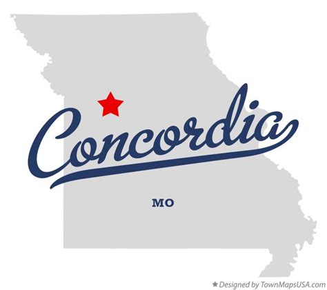 Map of Concordia, MO, Missouri