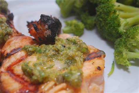 Grilled Salmon with Lemon Caper Sauce | Apple Crumbles